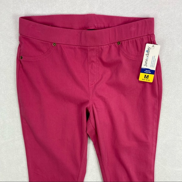 June And Daisy Pull On Stretch Skinny Leg Jegging - Picture 4 of 8